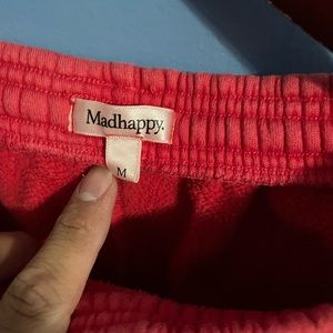 Rare Madhappy sweat pants red